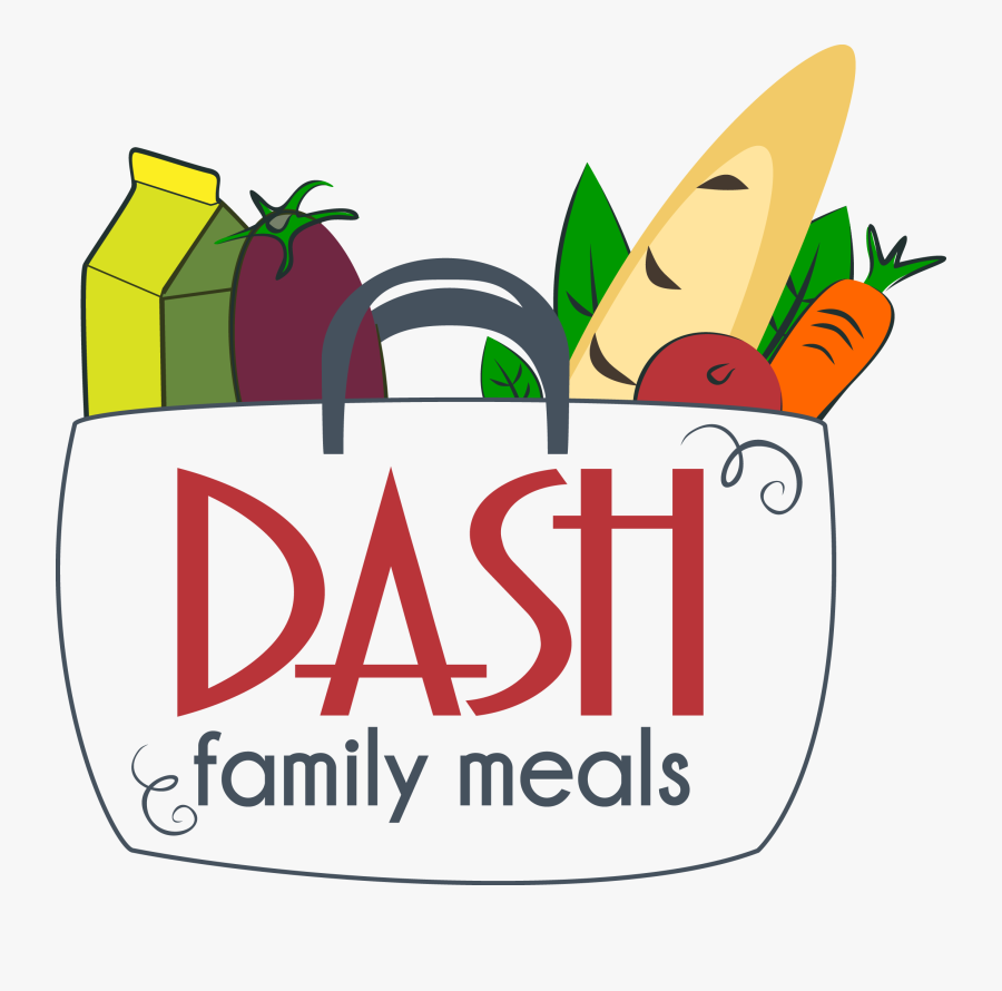 Dash Family Meals Logo, Transparent Clipart