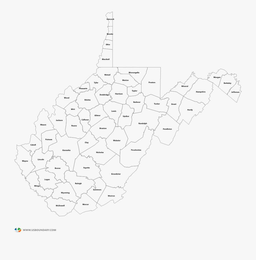 Transparent Virginia State Outline Png - Line Art, Transparent Clipart