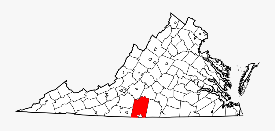 Lynchburg On Virginia Map, Transparent Clipart