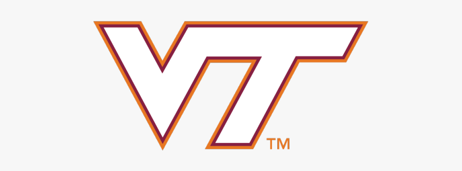 Virginia Tech Logo White, Transparent Clipart