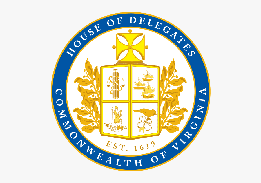 Virginia House Of Delegates Logo, Transparent Clipart