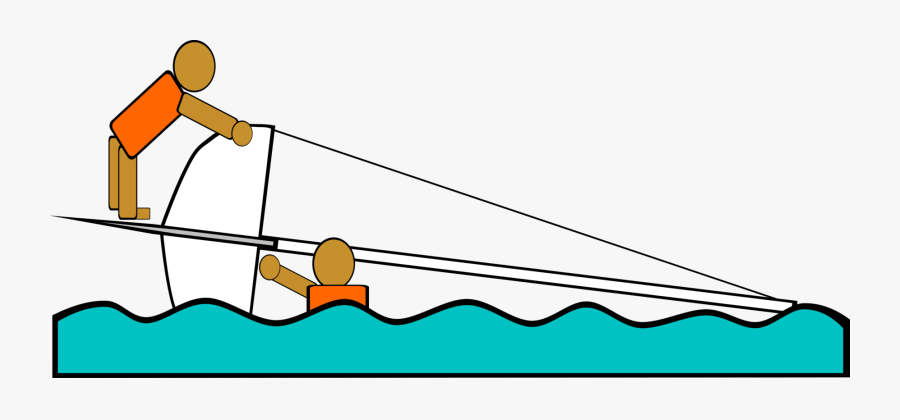 Slope,human Behavior,recreation - Clipart Free Sailing Capsize, Transparent Clipart