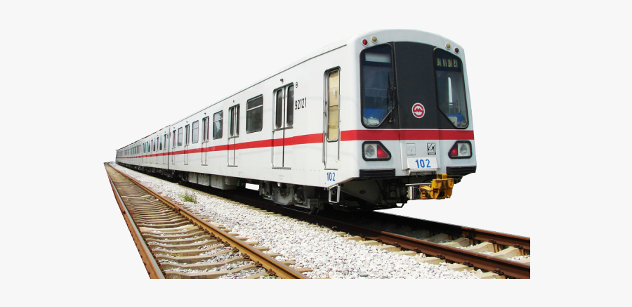 Subway Clipart Train Driver - Train On Tracks Png, Transparent Clipart