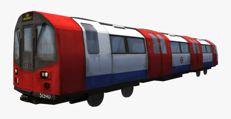 Transparent Trains Clipart - London Underground Train Png, Transparent Clipart