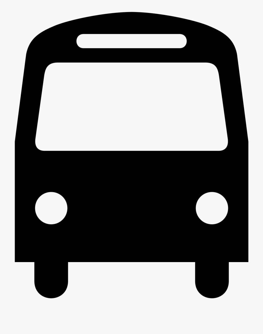 Bus - Black And White Bus Clip Art, Transparent Clipart