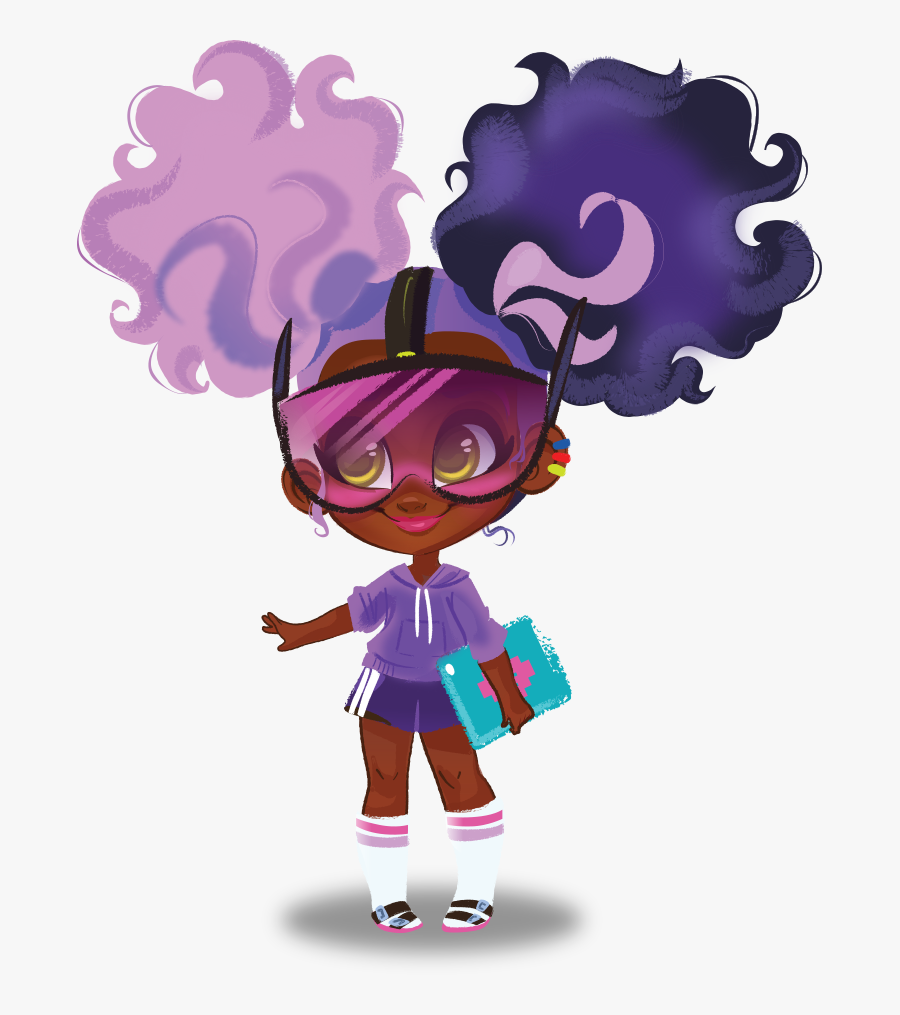 Hairdorables Kali, Transparent Clipart