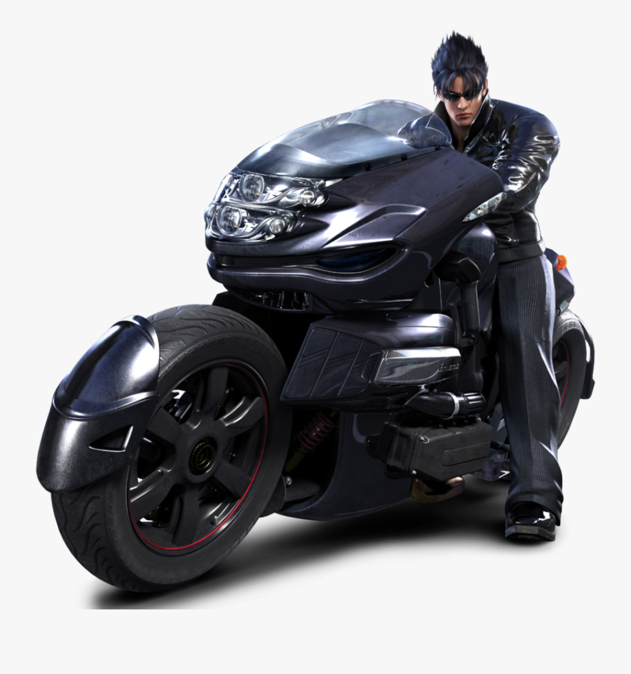 Motorbiker On Motorcycle Png Image, Man On Motorcycle - Jin Kazama De Tekken 6, Transparent Clipart