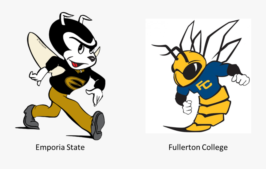 Arthro Pod The Insects And Arachnids Of College Sports - Corky The Hornet Esu, Transparent Clipart