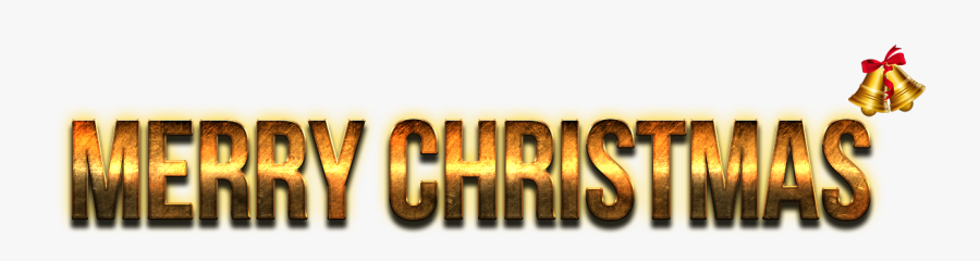 Merry Christmas Word Png Picture - Graphic Design, Transparent Clipart