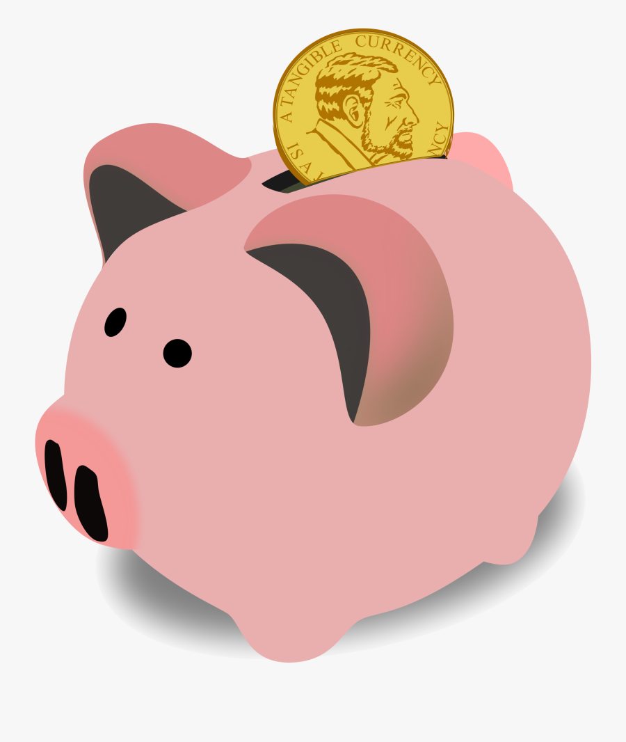 Pig Clipart Savings X Transparent Png - Piggy Bank Clipart, Transparent Clipart
