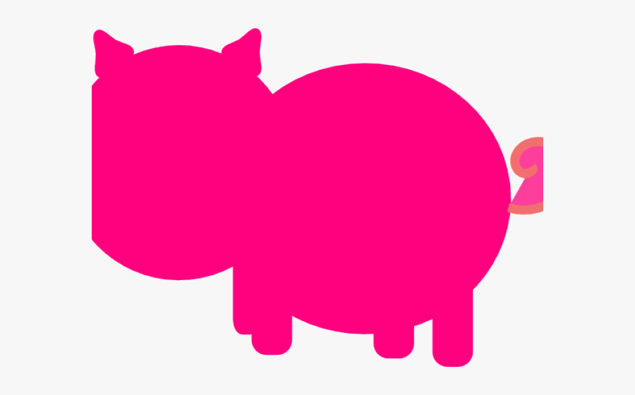 Pink Pig Clipart, Transparent Clipart
