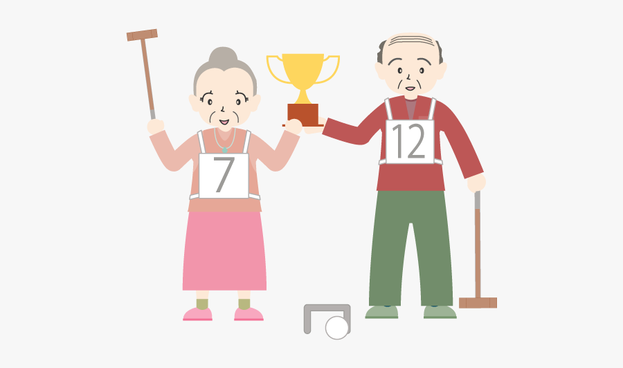 Old Man Exercise Cartoon Png, Transparent Clipart