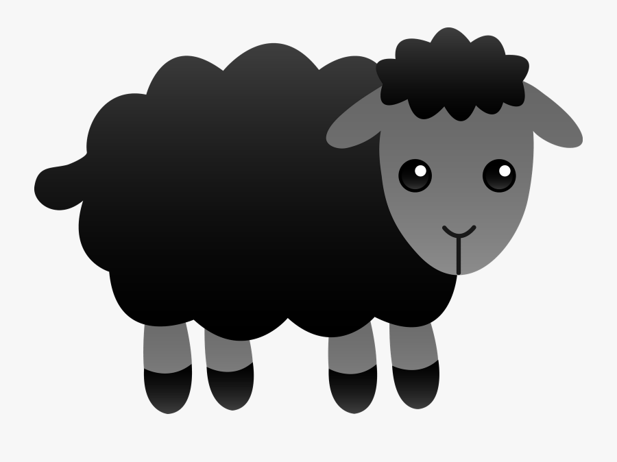 Black Sheep Clipart Sheep Black - Baa Baa Black Sheep Clipart, Transparent Clipart