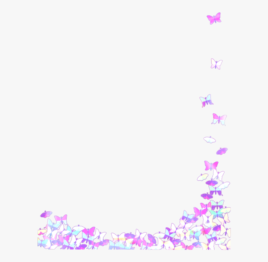 #mq #butterfly #frame #frames #border #borders - Frame Border Png Butterfly, Transparent Clipart