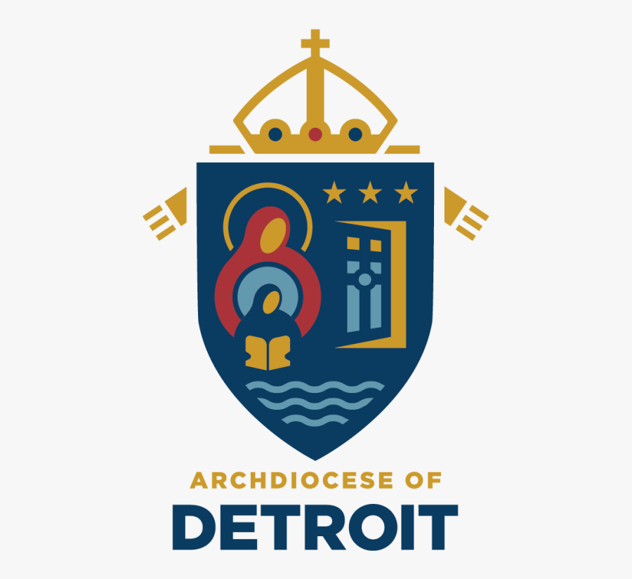Archdiocese Of Detroit Crest - Archdiocese Of Detroit, Transparent Clipart