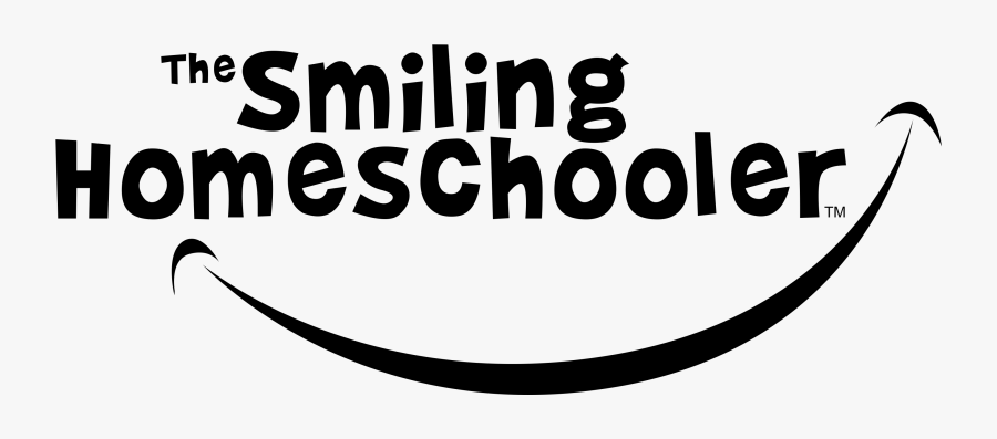 The Smiling Homeschooler - Black And White Homeschool, Transparent Clipart
