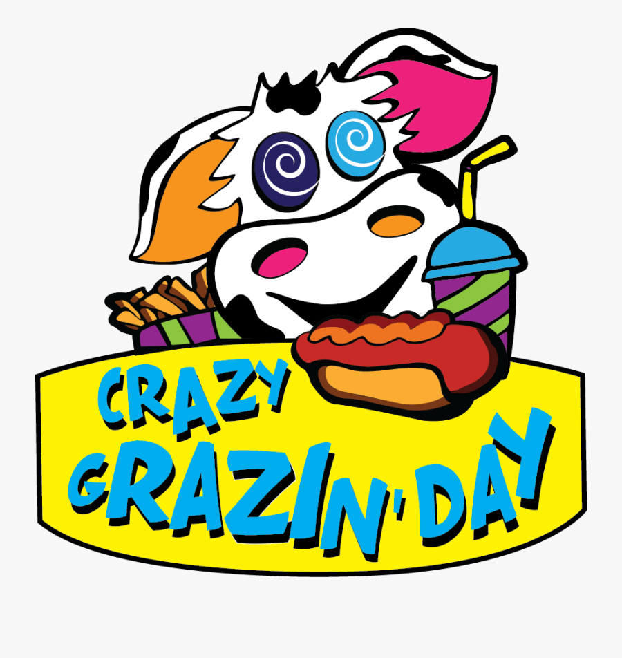 Crazy Grazin - Wisconsin, Transparent Clipart