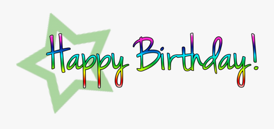 Clip Art Free Png Download Clip - Happy Birthday Text Png, Transparent Clipart