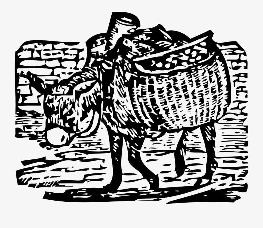 Burro De Carga Png, Transparent Clipart