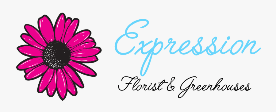 Expressions Florist And Greenhouses - Calligraphy, Transparent Clipart
