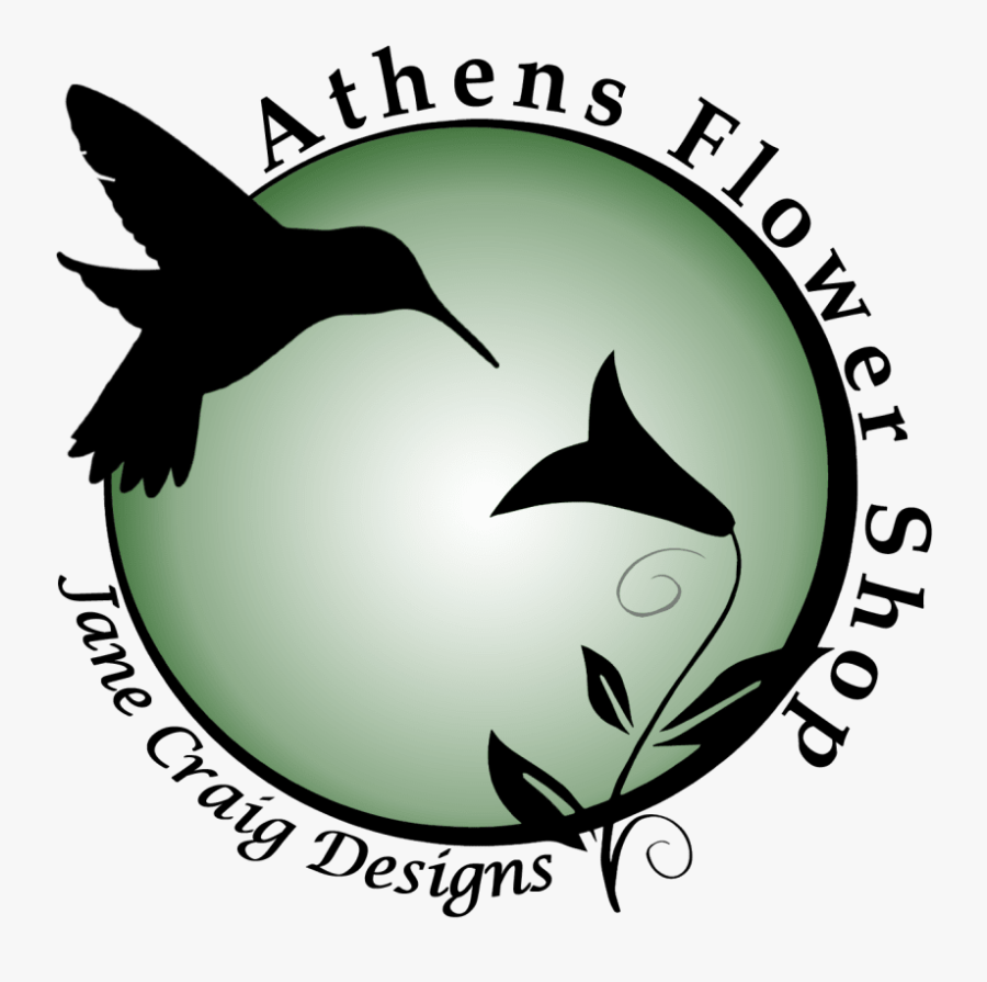 Athens Flower Shop - Hummingbird, Transparent Clipart