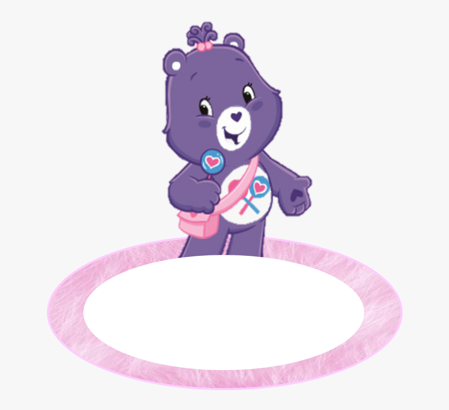 Care Bear Name Tags, Transparent Clipart