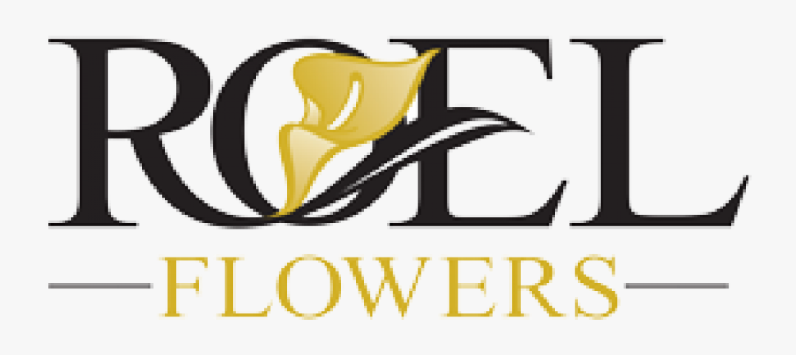 Roel Flowers Logo, Transparent Clipart