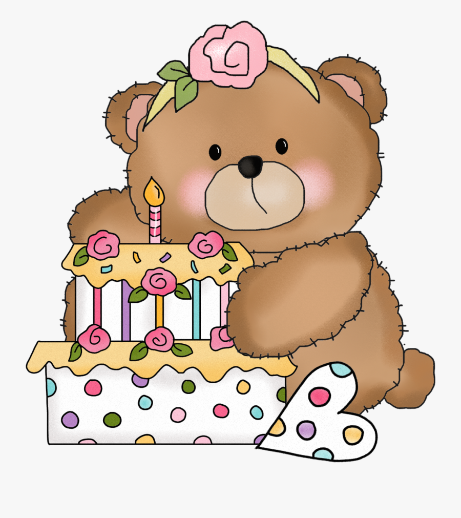 Pin By Stacie Street - Birthday Teddy Bear Clipart, Transparent Clipart