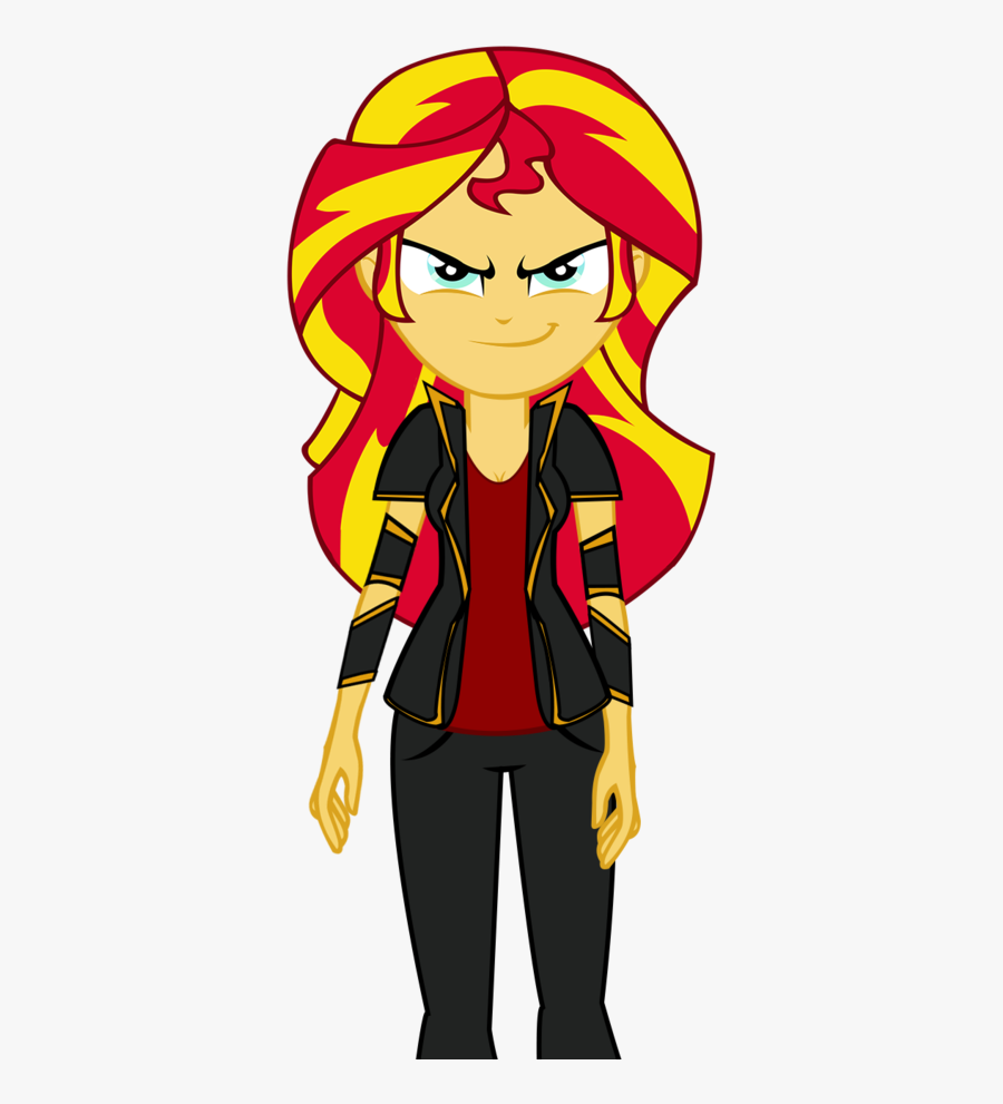 My Little Bronies Fandom Is Magic Wiki - Sunset Shimmer Evil Grin, Transparent Clipart