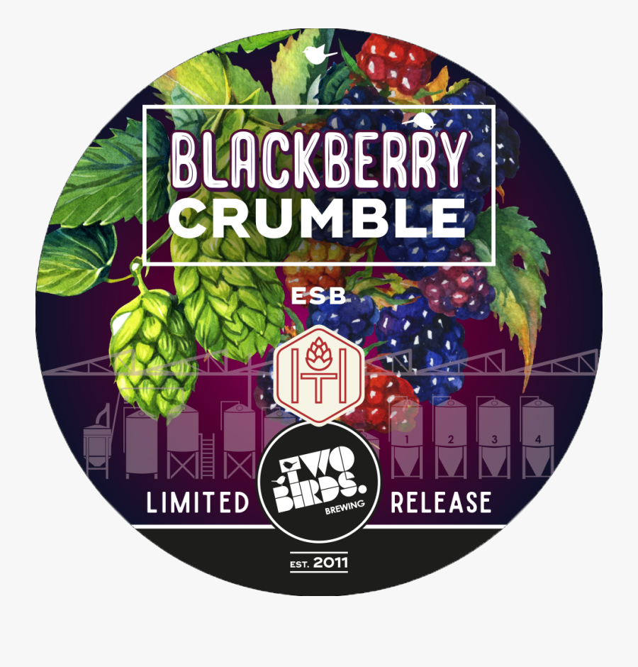 Blackberry Crumble - Two Birds Brewing, Transparent Clipart