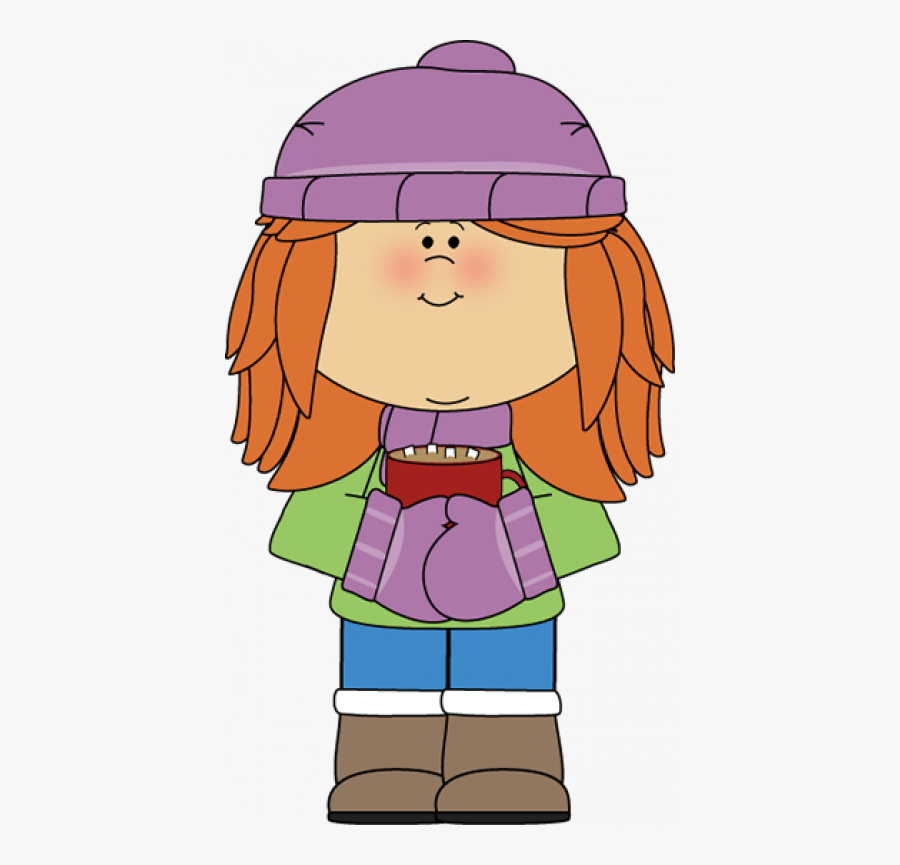 Drinking Hot Cocoa Clipart, Transparent Clipart