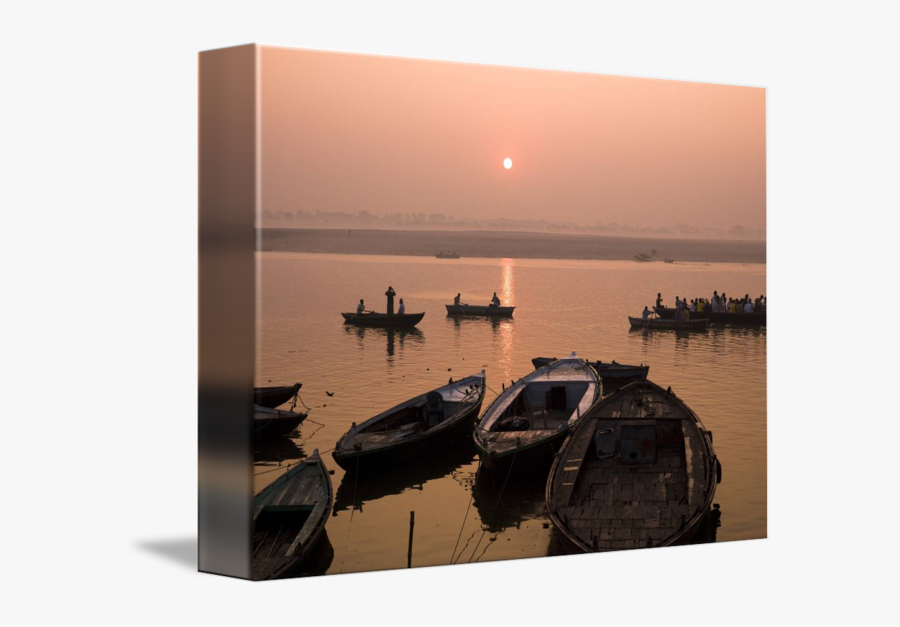 Clip Art River At Sunset - Reflection, Transparent Clipart