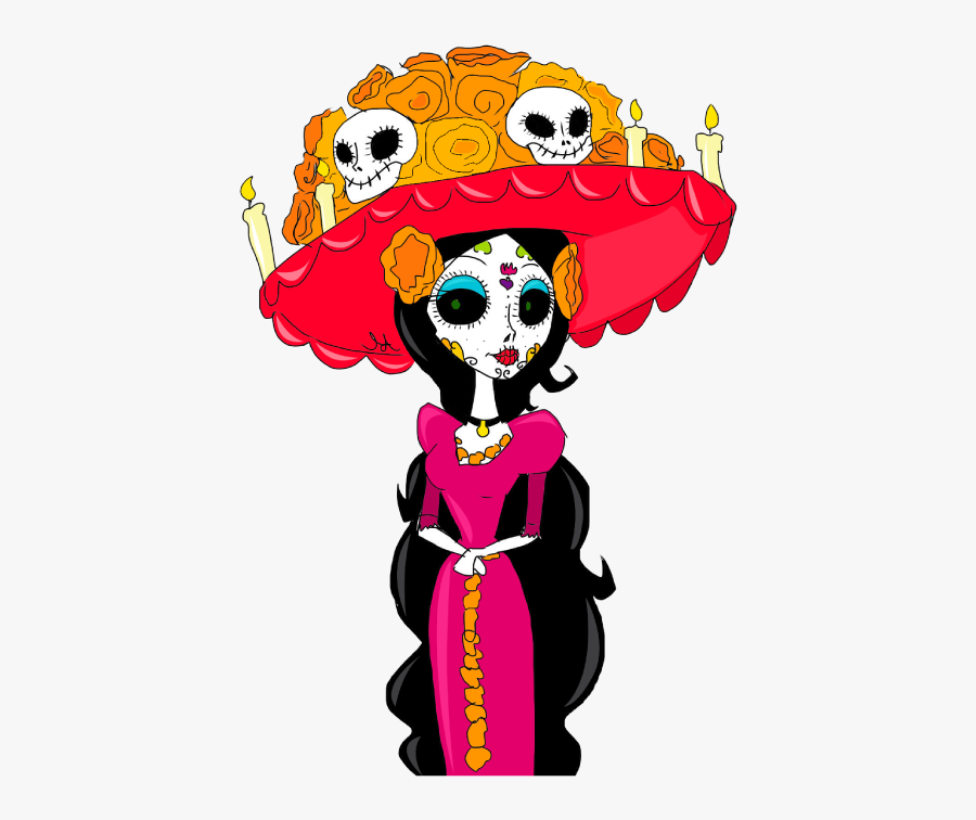 Catrina - Catrina Day Of The Dead Clipart, Transparent Clipart