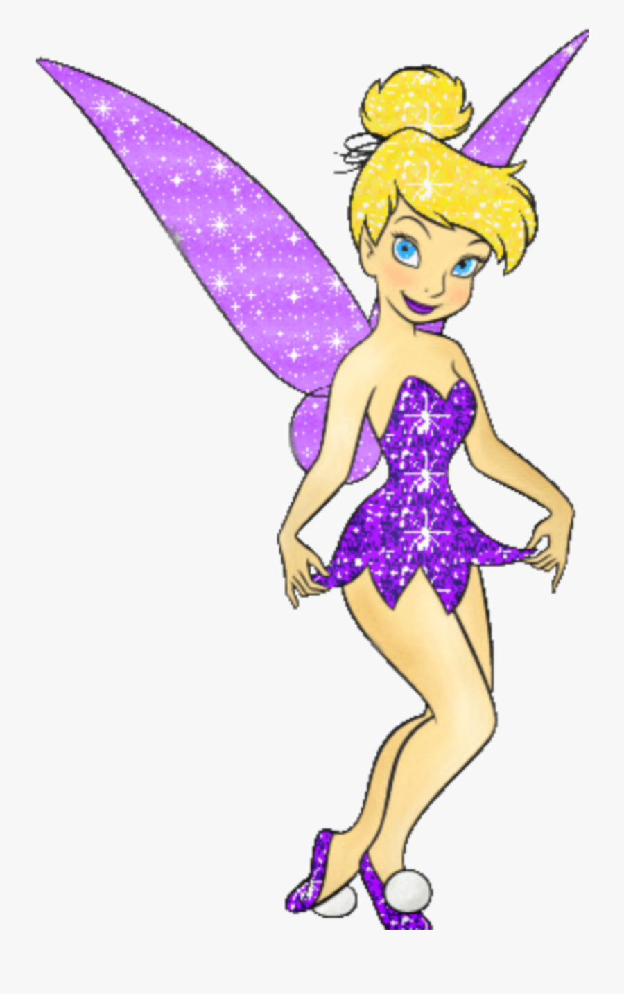 #tinkerbell #tinktink #tink #tinkerbelle #disneyprincess - Pink Tinkerbell, Transparent Clipart