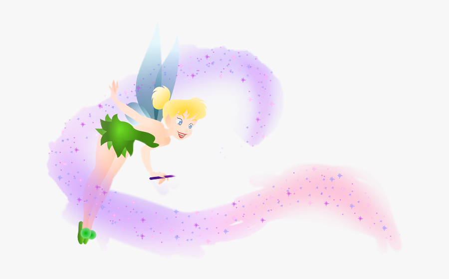 Tinkerbell With Pixie Dust, Transparent Clipart