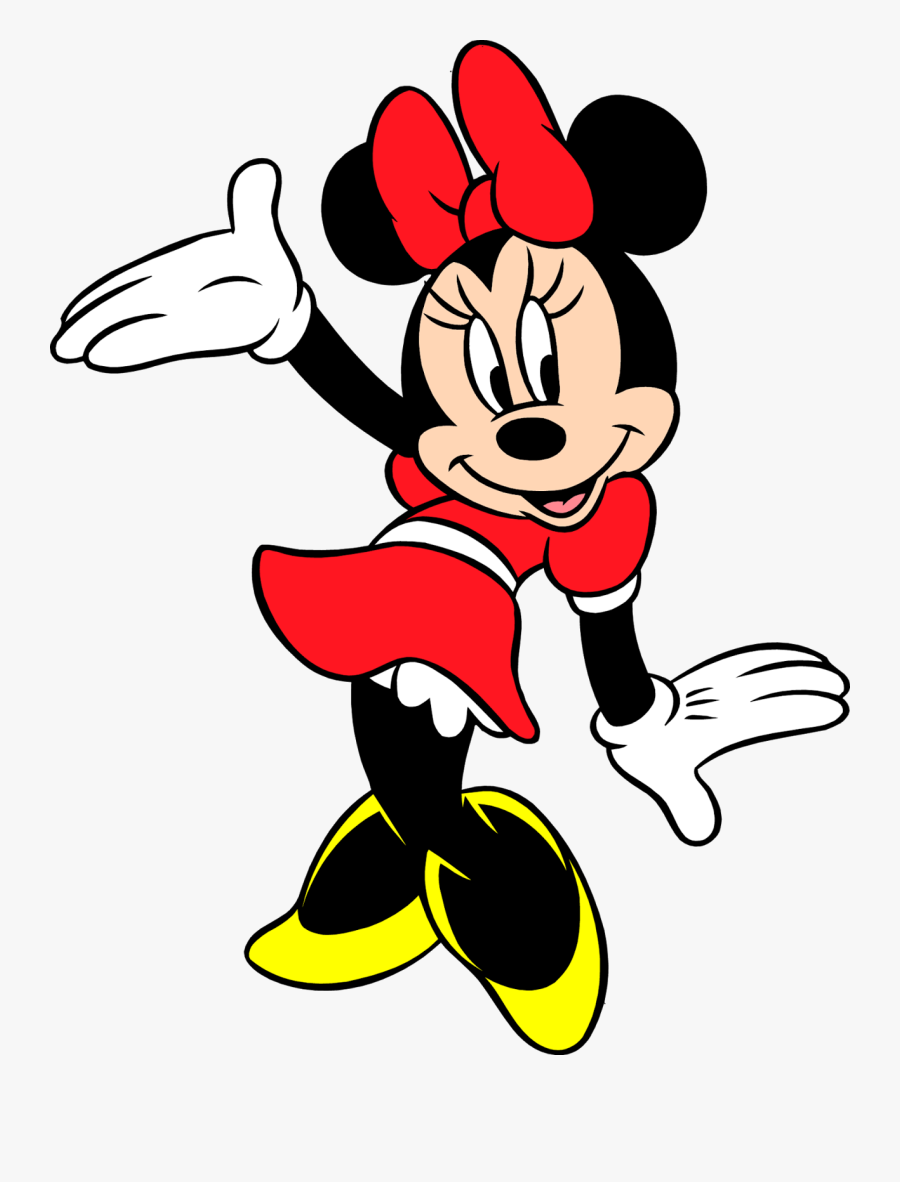 Pin De Jeny Chique En Minnie Roja Para Tarjetas - Minnie Mouse Hands Up, Transparent Clipart