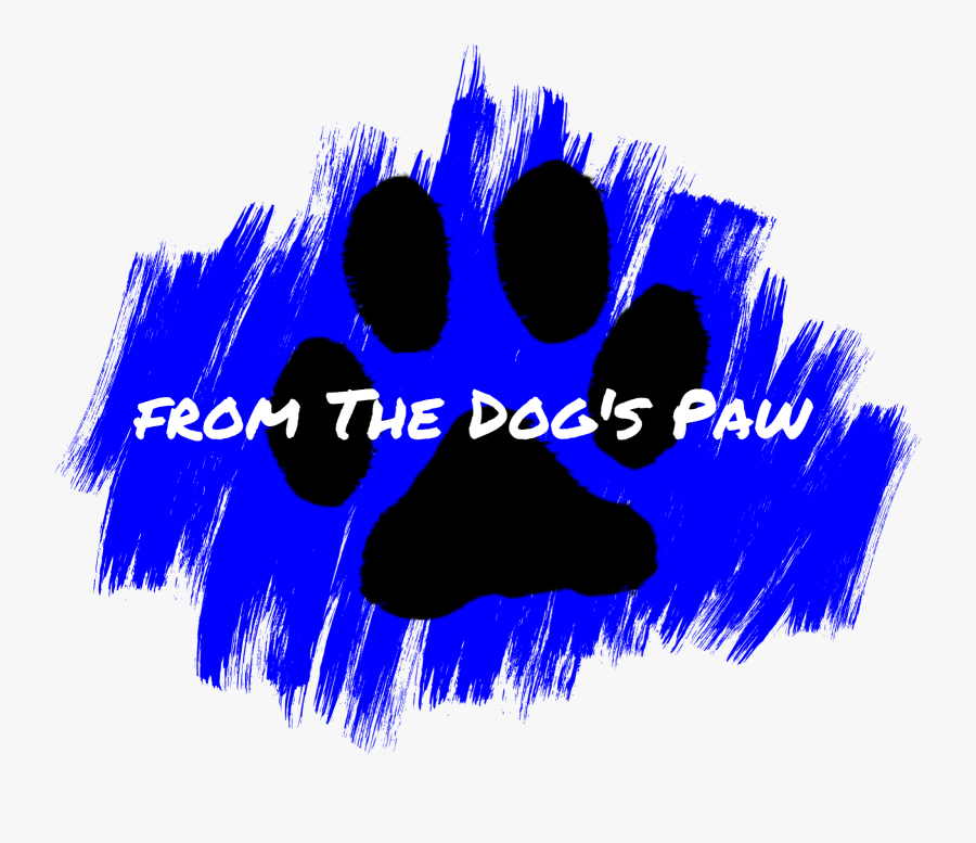 Logo - Dog Blue Paws, Transparent Clipart