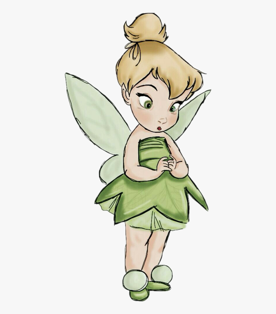 Tinkerbell Hada Kids Disney Freetoedit - Tinkerbell Happy Birthday Logo, Transparent Clipart