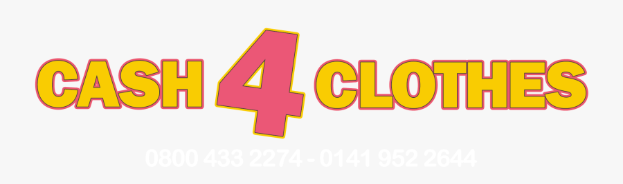 Cash 4 Clothes - Sign, Transparent Clipart