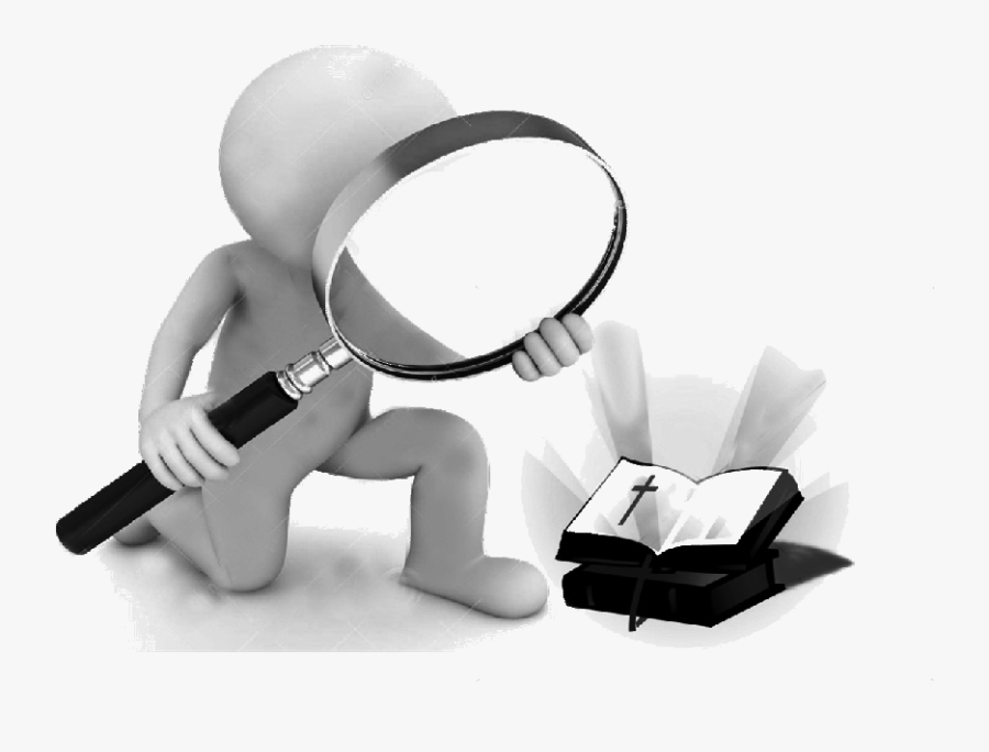 Guy With Magnifying Glass Clipart, Transparent Clipart