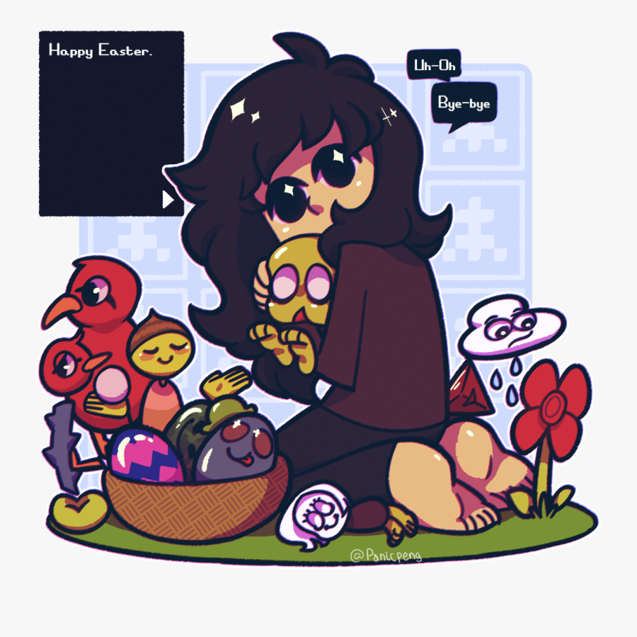 Happy Easter Bye-bye @panicpeng Cartoon Clip Art - Cartoon, Transparent Clipart