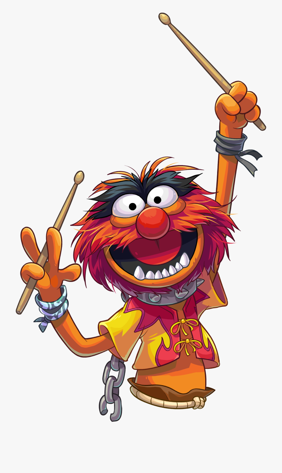 Animal Muppets Clipart , Png Download - Animal Muppet Drummer, Transparent Clipart