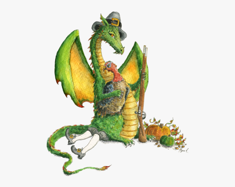 "dragon Art""thanksgiving Dragon - Thanksgiving Dragon, Transparent Clipart