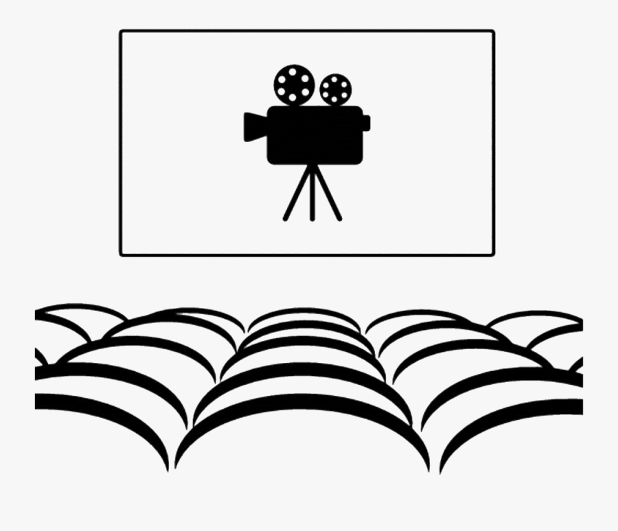 Png Freeuse Library Royalty Free Illustration Black - Dessiner Une Salle De Cinema, Transparent Clipart