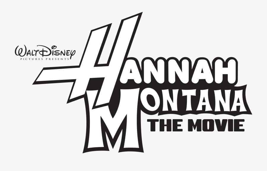 Hannah Montana The Movie Title, Transparent Clipart