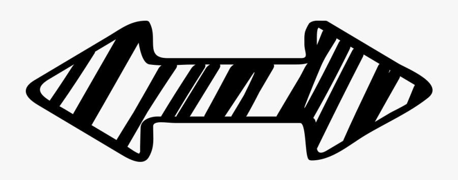 Arrows Pointing Left And Right, Transparent Clipart