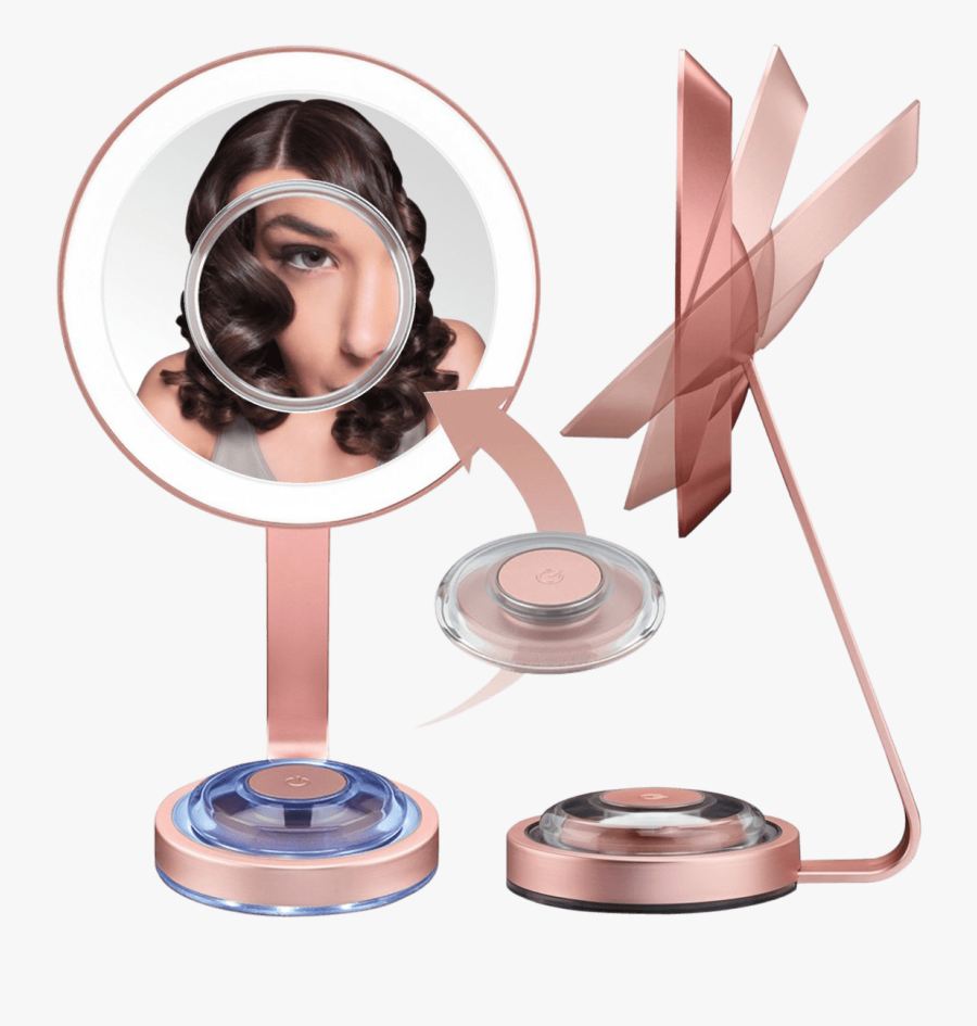 Conair Single-sided Lighted Makeup Mirror With Led, Transparent Clipart