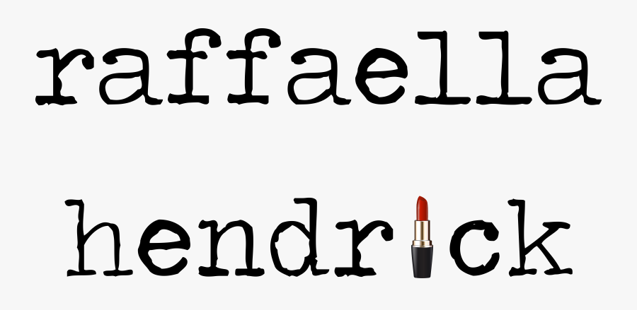 Raffaella Hendrick-makeup Artist - Calligraphy, Transparent Clipart