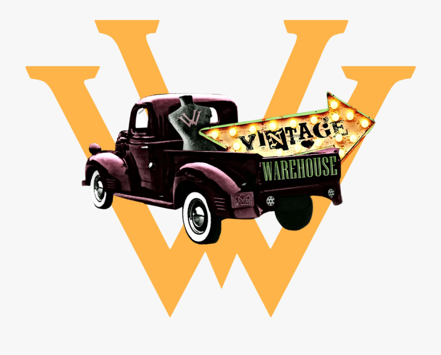 Vintage Warehouse Lakeland - Pickup Truck, Transparent Clipart