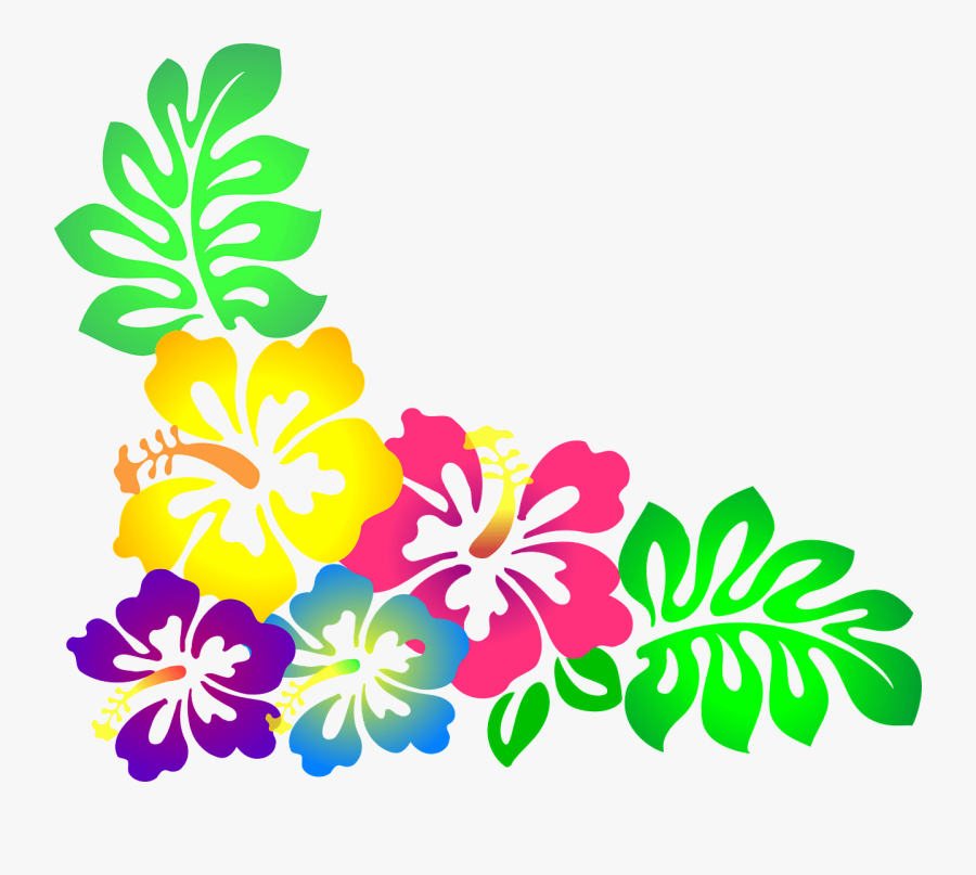 Luau Flower - Hawaiian Luau Clip Art, Transparent Clipart